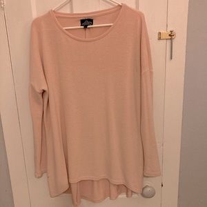 Superb soft large pink sweater